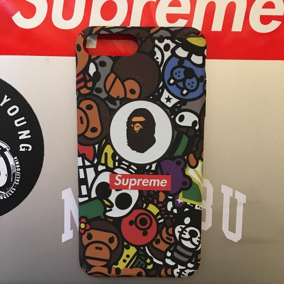 supreme x bape